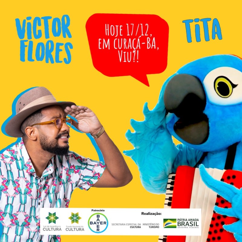 Tita Ararinha pousa em Curaçá e Petrolina com programação infantil neste fim de&nbsp;semana